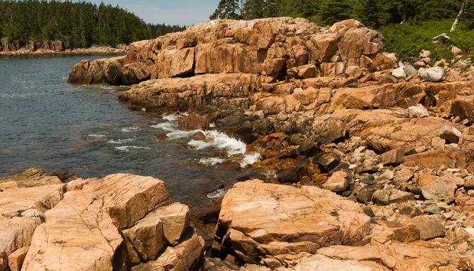 The rocky coast along Ship Harbor on Mount Desert Island in Maine. Sue Pischke, ©2013 ALL RIGHTS RESERVED